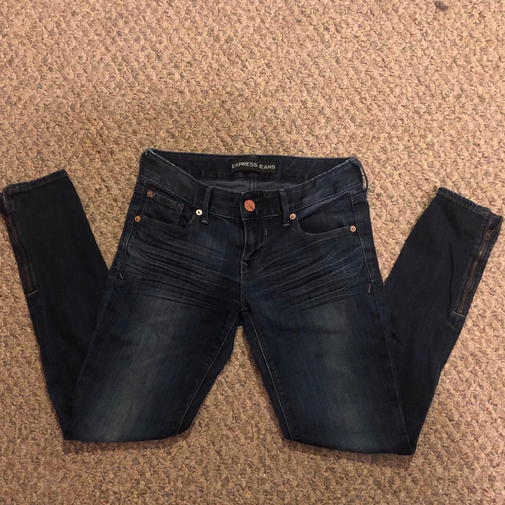 Express - Low-rise Jean legging - size 0